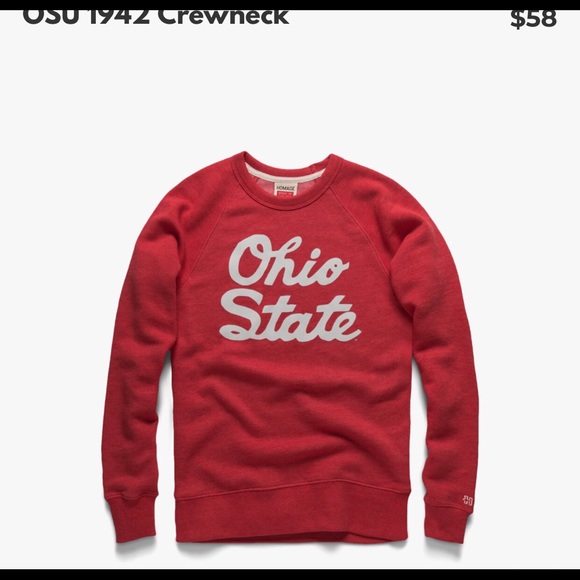 Homage Tops - Homage Ohio State OSU 1942 crewneck sweatshirt